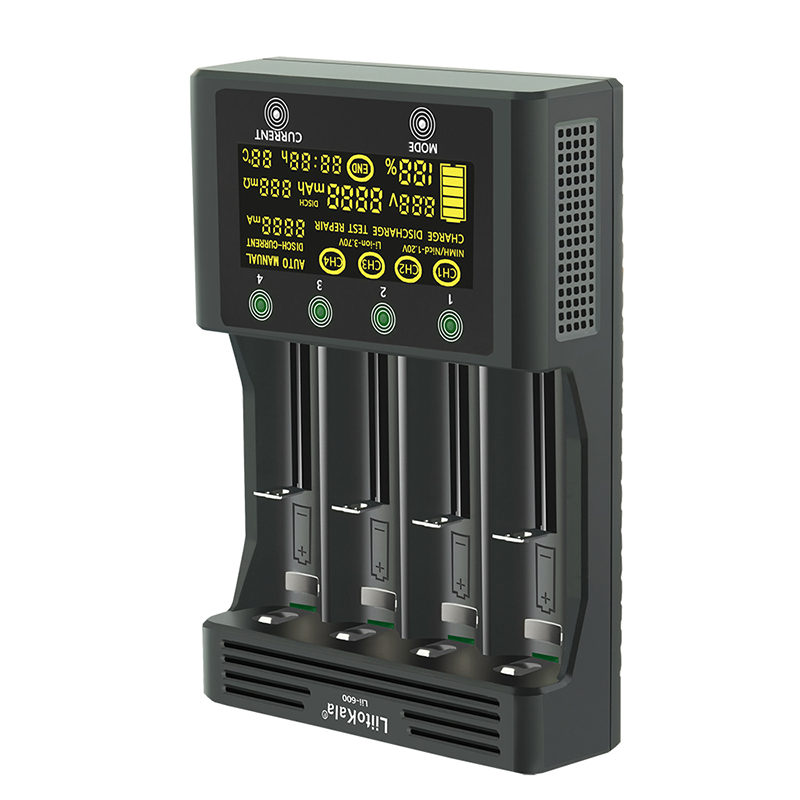 LiitoKalaLii-600LCDDisplayBatteryChargerForLi-ion37VandNiMH12VBatterySuitablefor18650266502170026700-2007616-10