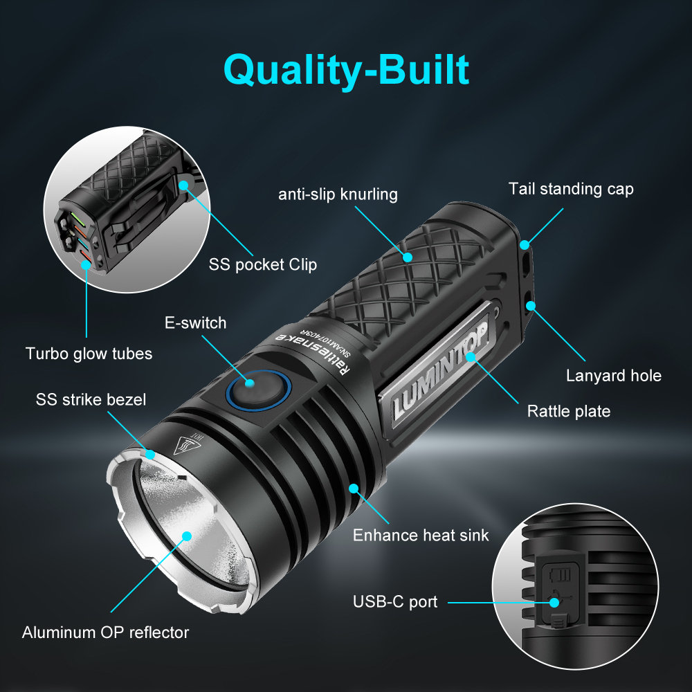 LumintopD516000LMHighLumenStrongPowerBankFlashligt21700Battery800mLongDistanceType-CFastChargingOutd-1984133-7