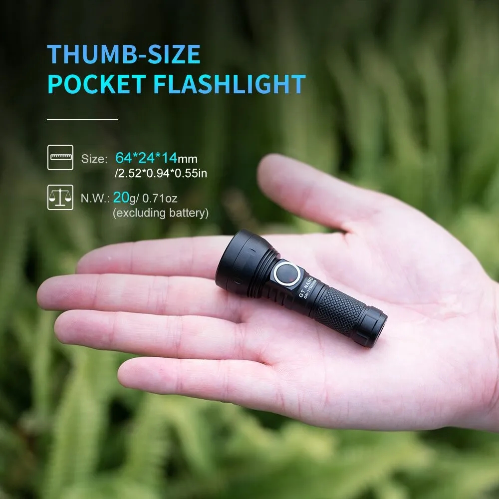 LumintopGTNANO600lm361mGTNANOPRO1620lm165mEDCLEDFlashlightAluminumAlloy10280AAABatteryMiniLEDKeychai-1983419-14