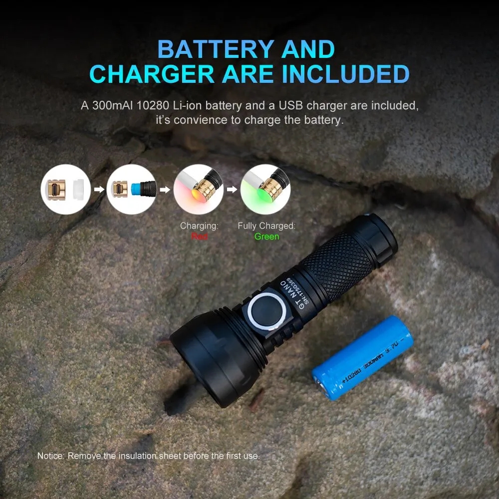 LumintopGTNANO600lm361mGTNANOPRO1620lm165mEDCLEDFlashlightAluminumAlloy10280AAABatteryMiniLEDKeychai-1983419-16