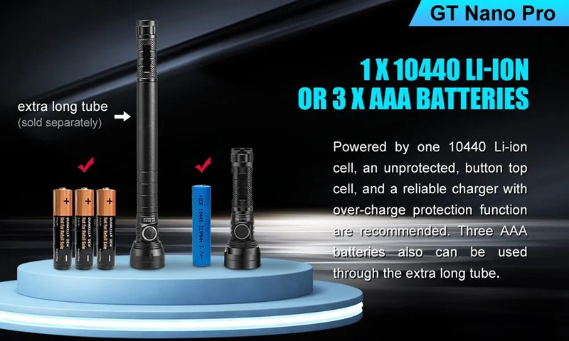 LumintopGTNANO600lm361mGTNANOPRO1620lm165mEDCLEDFlashlightAluminumAlloy10280AAABatteryMiniLEDKeychai-1983419-5