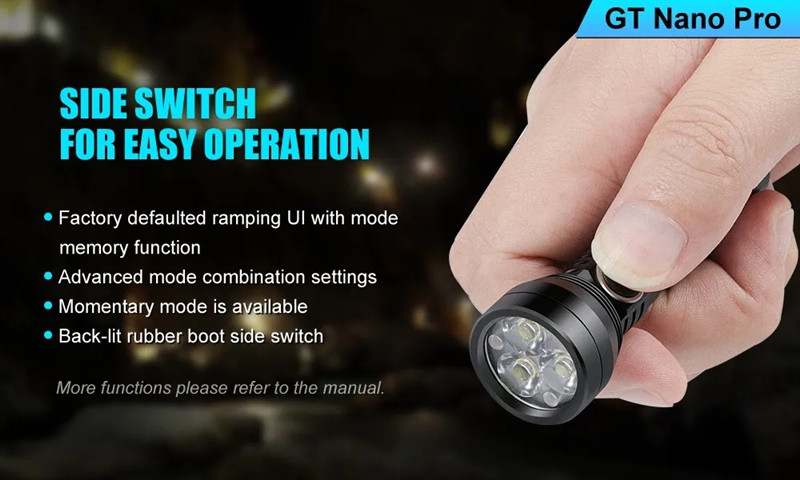 LumintopGTNANO600lm361mGTNANOPRO1620lm165mEDCLEDFlashlightAluminumAlloy10280AAABatteryMiniLEDKeychai-1983419-6