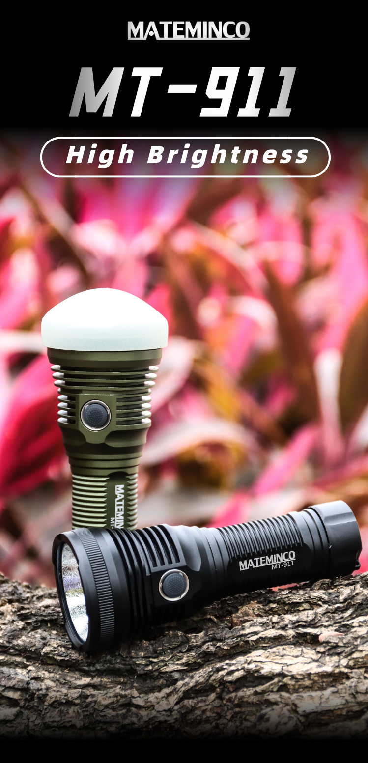 MatemincoMT-911XLD-G906200lmPowerfulFlashlight916mCampingLanternTacticalTorchLEDLanternaPowerby26650-1985942-1