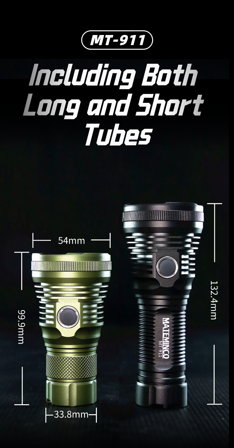 MatemincoMT-911XLD-G906200lmPowerfulFlashlight916mCampingLanternTacticalTorchLEDLanternaPowerby26650-1985942-7