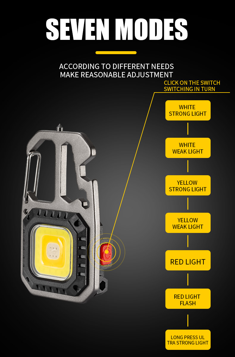 MiniLEDFlashlightWorkLightPortablePocketFlashlightKeychainsUSBRechargeableforOutdoorCampingSmallLigh-1987869-13