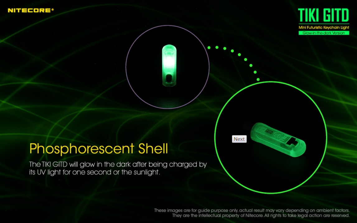 NITECORETIKITIKILE300LumenUSBRechargeableLEDKeychainFlashlightTIKIGITDHighCRISelf-luminousCampingLig-1619198-2