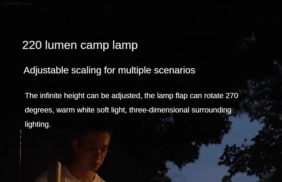 NexTool1000lmDeformablePowerfulOutdoorCampingLight4500mAhRechargeableTelescopicAdjustableTentLampAmb-2010970-12