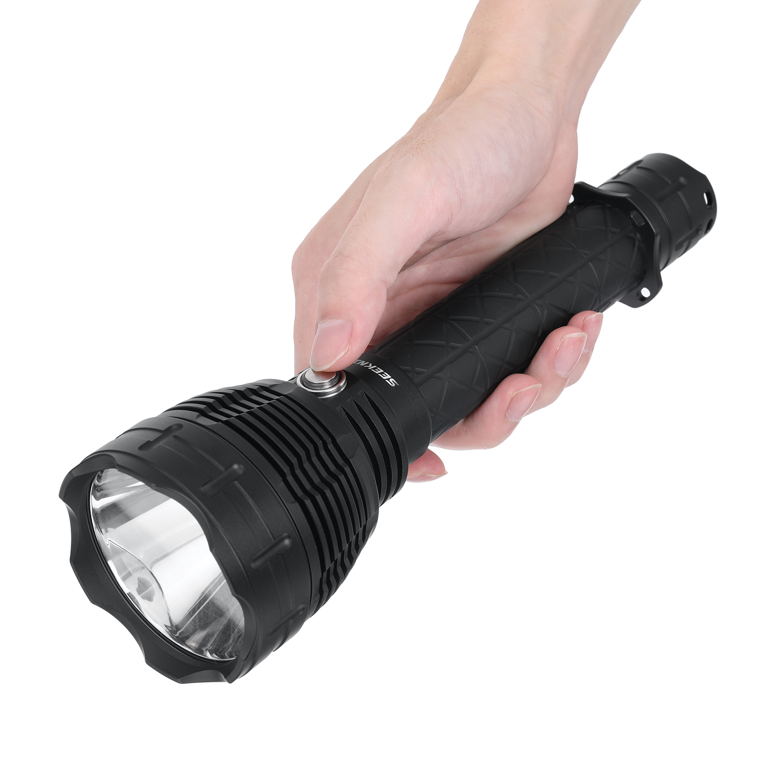 SEEKNITEL6TXHP703HIHigh-PowerLEDFlashlight5000LM5000KFloodlightTorchTacticalFlashlightwithMemoryMode-2013440-2