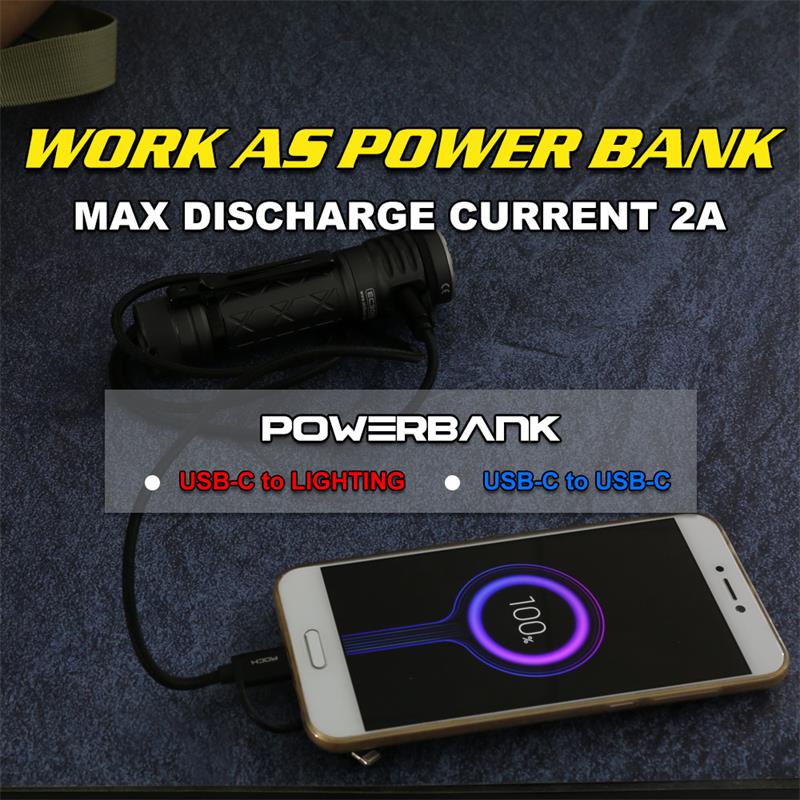 SKILHUNTEC300SST202600Lumens21700RechargeableLEDFlashlightWithMulti-colorRGBWLightForOutdoorActiviti-1986526-7