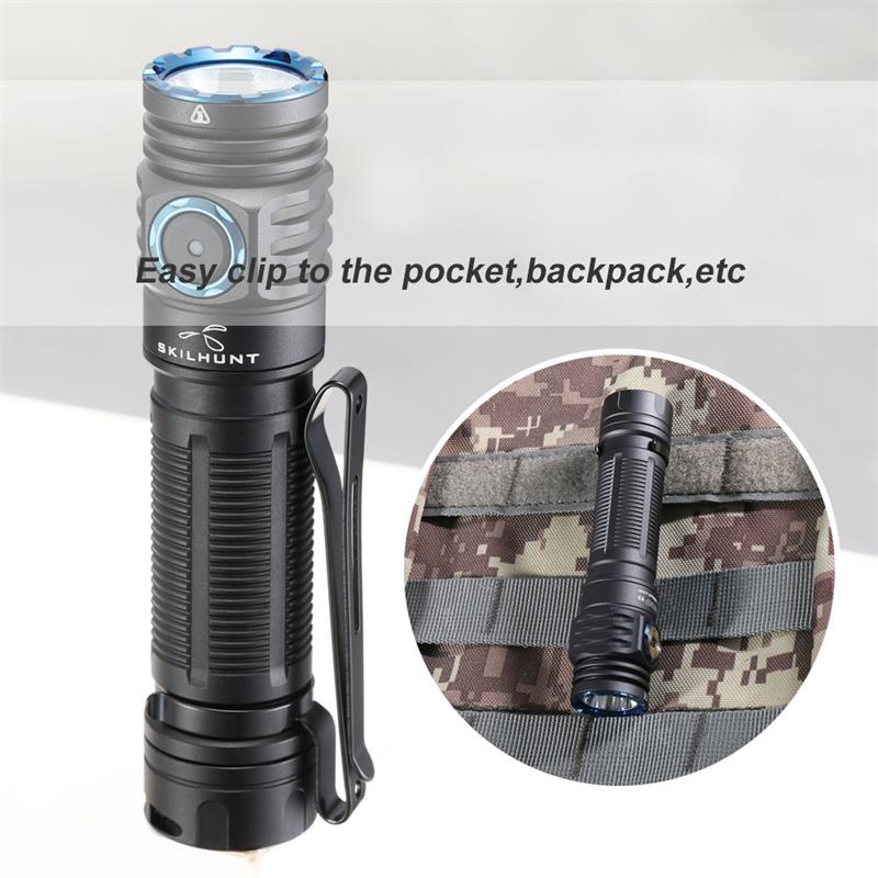 SKILHUNTM200V31400Lumens18650MagneticUSBRechargeableLEDFlashlightOutdoorBrightlightCampingHikingCycl-1985952-11