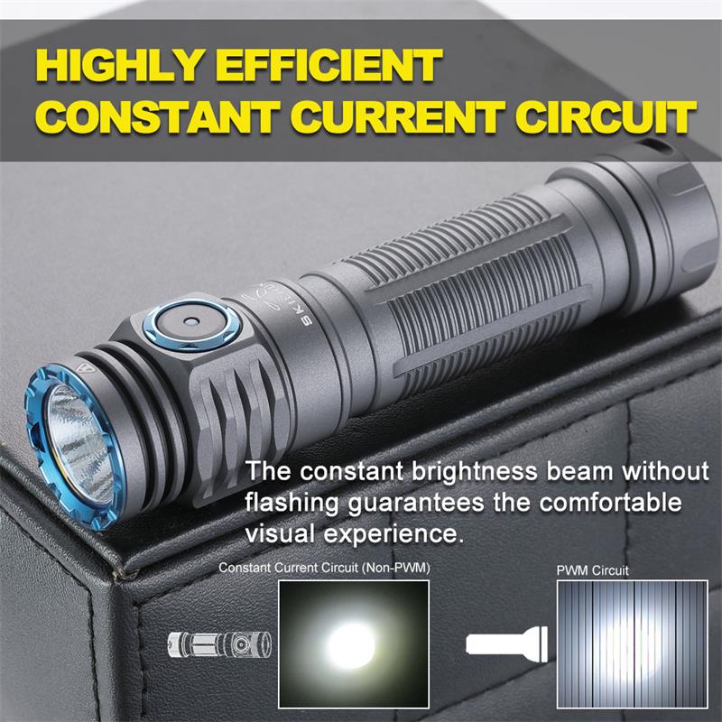 SKILHUNTM200V31400Lumens18650MagneticUSBRechargeableLEDFlashlightOutdoorBrightlightCampingHikingCycl-1985952-3