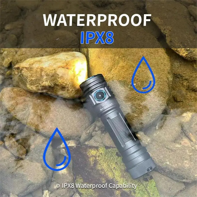 SKILHUNTM300V23000LM21700MagneticUSBRechargeableLEDFlashlightSuperHigh-performanceOutdoorWaterproofL-2004120-13