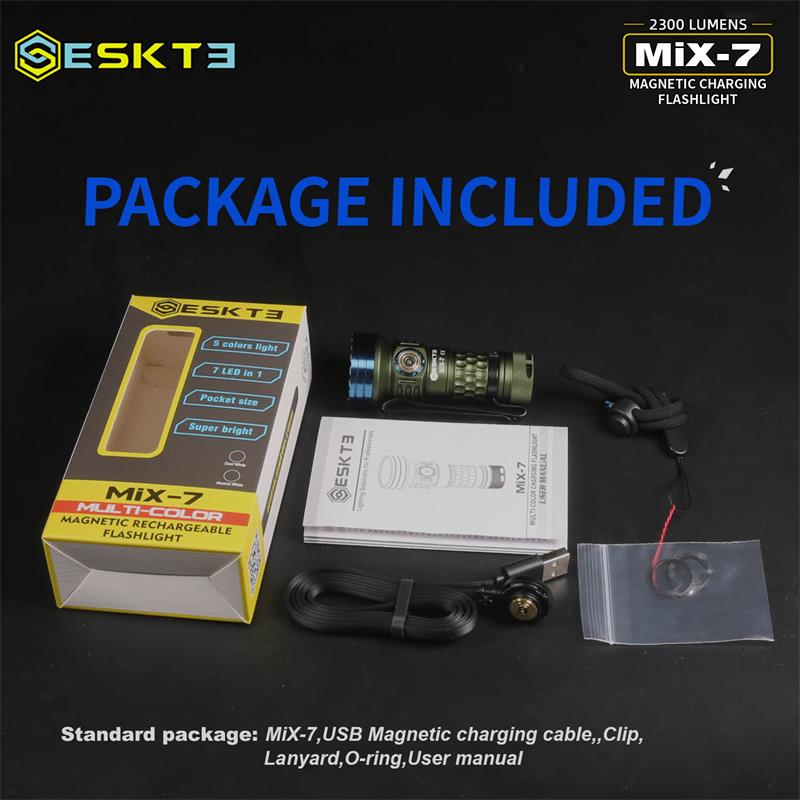 SKILHUNTMiX-7MulticolorFlashlightwithBuilt-in18350LithiumBattery-AffordableReliableOutdoorAdventurer-2006961-13