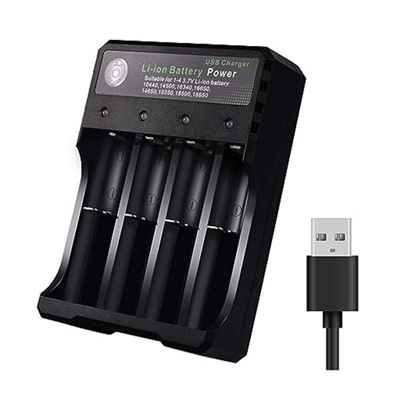 USBIntelligentUniversalRechargeableBatteryCharger18650FlashlightCharger4SlotsFastChargefor37VLi-ionT-1996522-3
