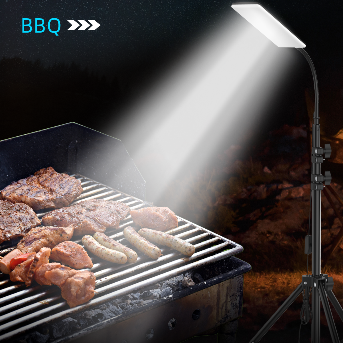 UpgradedHead84LED18mAdjustableTripodStandLightPortableOutdoorLEDWorkLampPhotographyFillEmergencyCamp-1903505-13