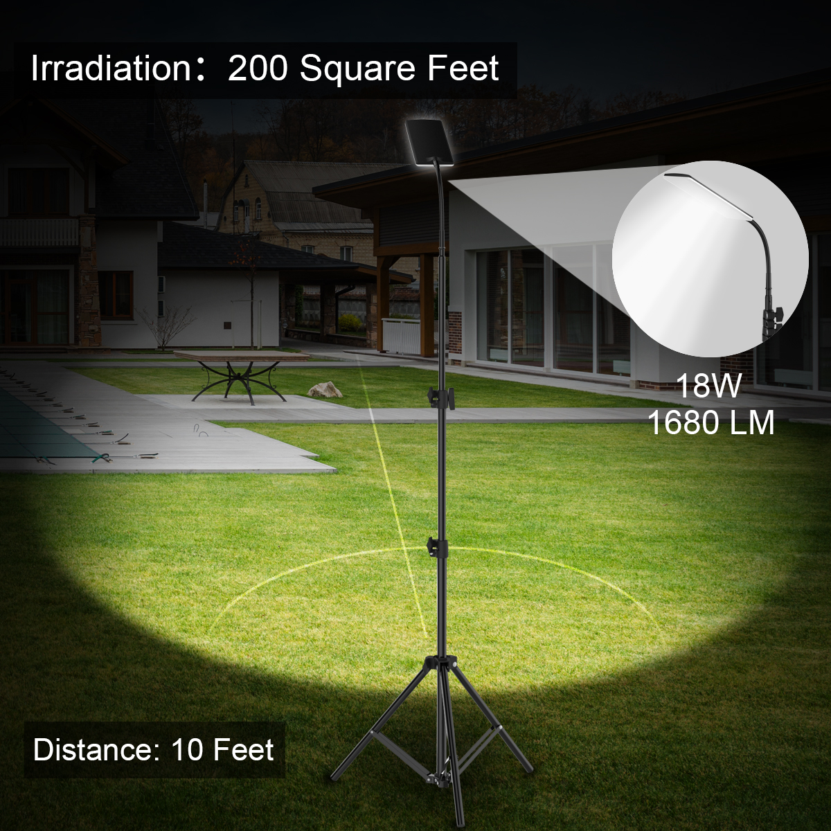 UpgradedHead84LED18mAdjustableTripodStandLightPortableOutdoorLEDWorkLampPhotographyFillEmergencyCamp-1903505-8