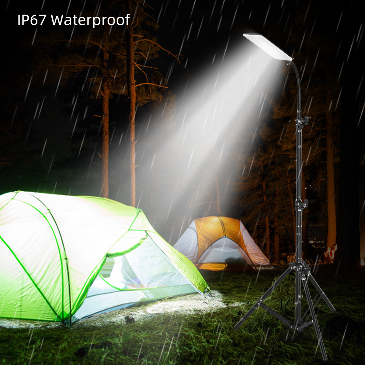 UpgradedHead84LED18mAdjustableTripodStandLightPortableOutdoorLEDWorkLampPhotographyFillEmergencyCamp-1903505-10
