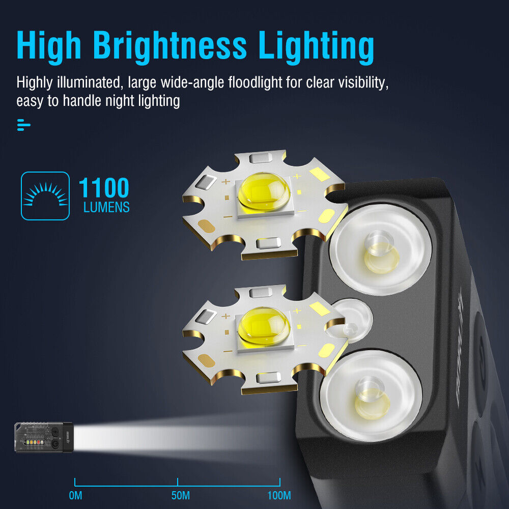 V10LDualLED1000LMStrongLightEDCKeychainFlashlightWithUVSidelightType-CRechargeableWaterproofMiniLEDT-1987561-3