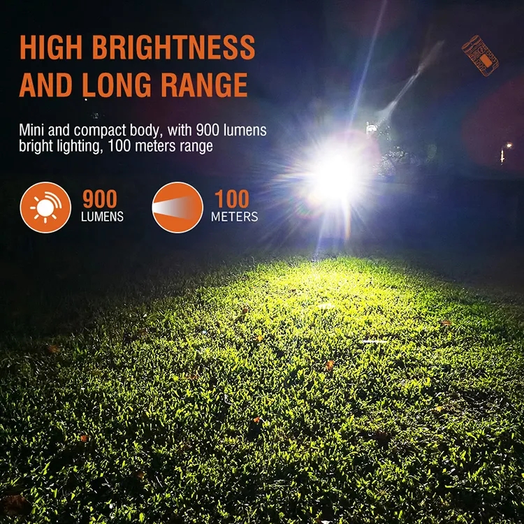 V3MiniKeychainFlashlightDualLEDHeadTypeCChargingIP65Waterproof900LMSmallKeyringRechargeableTorchLigh-1984836-3