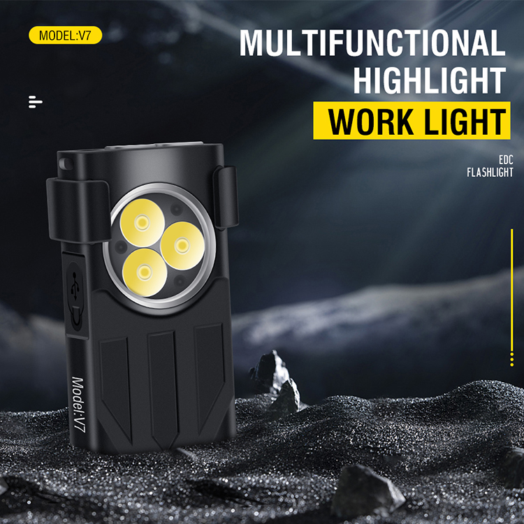 V71100LumensEDCLEDKeychainFlashlightMiniStrongLightKeychainLightOutdoorRechargeableSuperBrightMultif-1984841-1