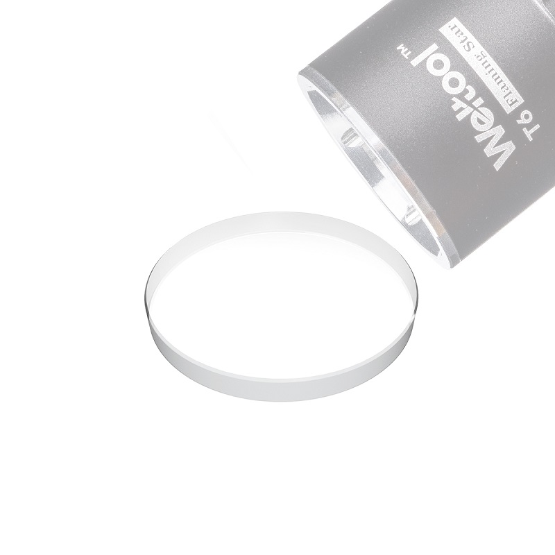 WeltoolGL1285mmThickenedFlashlightTemperedGlassLensForWeltoolT6T7T9Flashlights-1412317-1