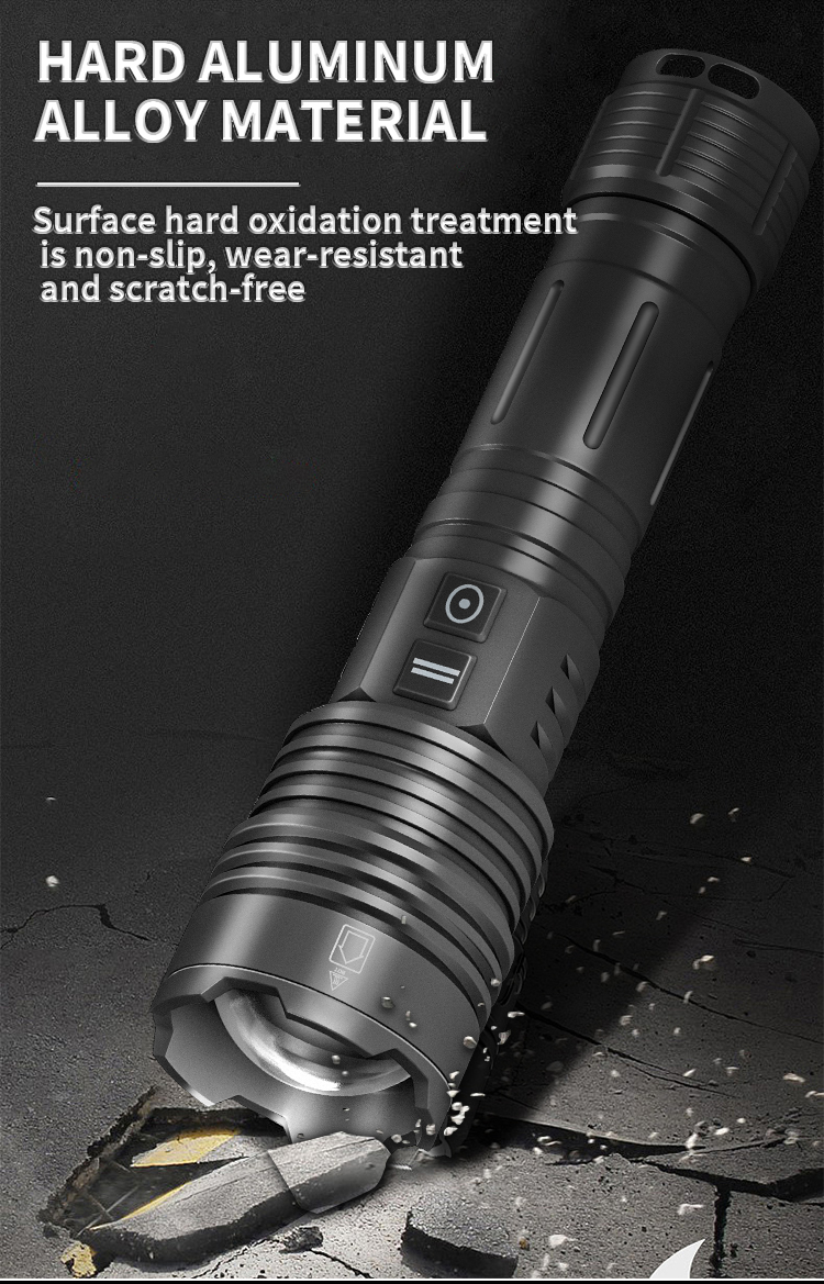 XHP70HighIntensityZoombleLEDFlashlightTYPE-CUSBRechargeableDualSwitchAluminumAlloyTacticalTorch-1997568-7