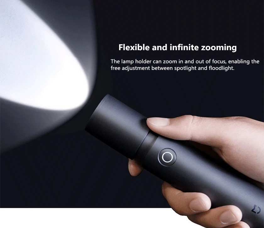 XiaomiMijiaN6131000lm240MHighLumenLongRangeLEDFlashlightType-CPortPowerBankLEDTorchSeatBeltCutWindow-2012353-5
