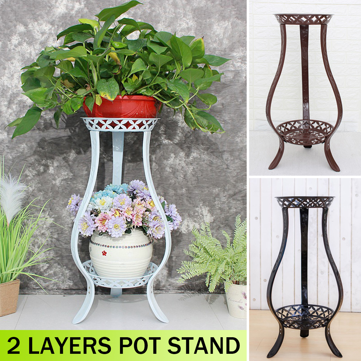 2LayersPlantsFlowerStandRackMetalFloorShelfHomeBalconyDecor-1792232-1