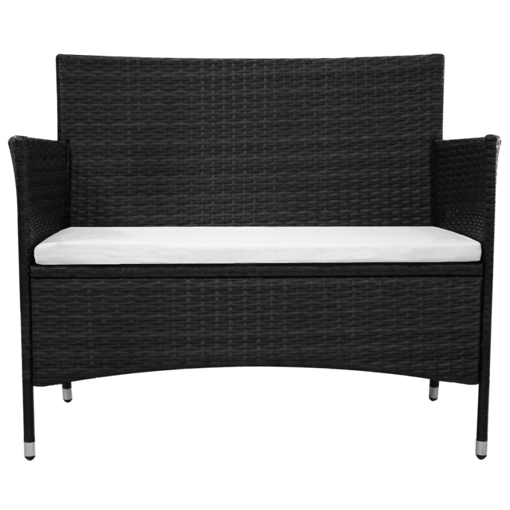 2PieceGardenLoungeSetwithCushionPolyRattanBlack-1873124-2