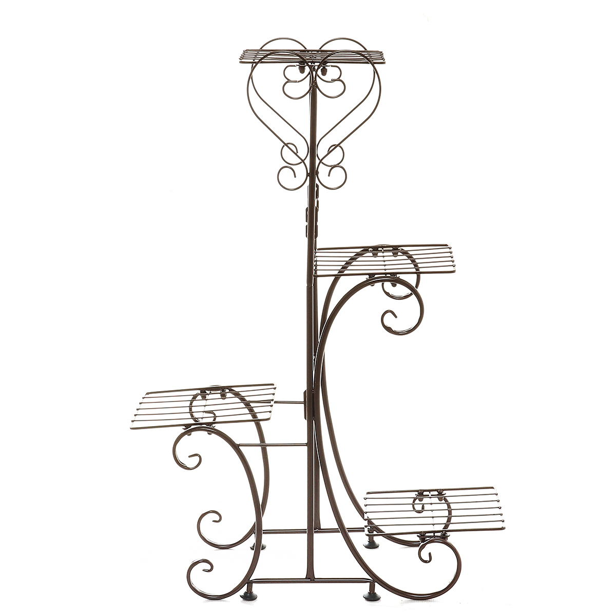 4TierFlowerStandIronPlantPotShelfBalconyFloorStandGardenHomeDecorPlanterHolder-1700385-2