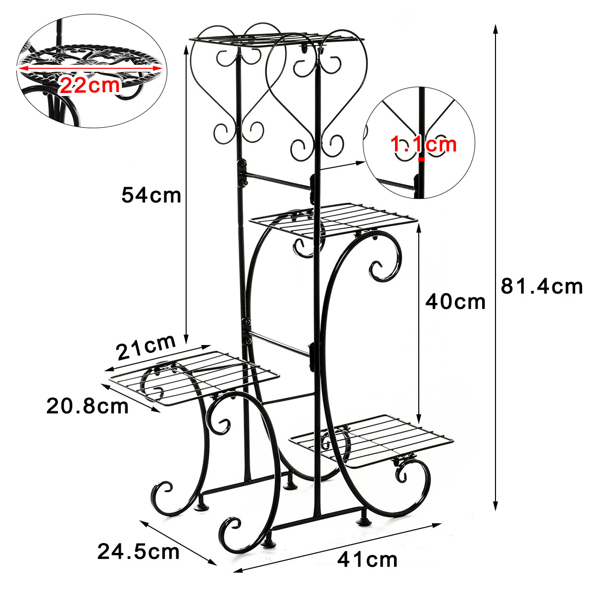 4TierFlowerStandIronPlantPotShelfBalconyFloorStandGardenHomeDecorPlanterHolder-1700385-4