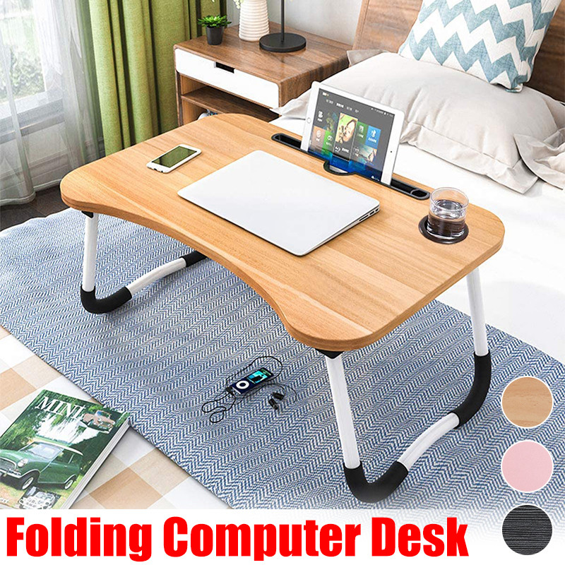 AdjustableLaptopStandFoldingPortableComputerforBedSofaDeskHolderTable-1692350-1