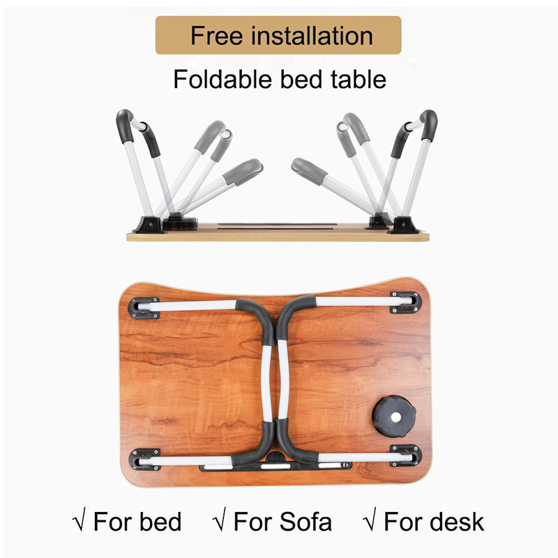 AdjustableLaptopStandFoldingPortableComputerforBedSofaDeskHolderTable-1692350-2