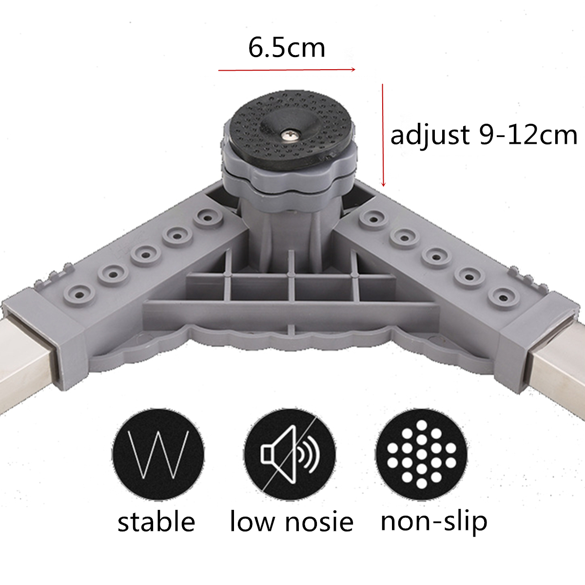 AdjustableMovableBaseLaundryPedestalStandBracketforWashingMachineDryerRefrigerator-1232790-7