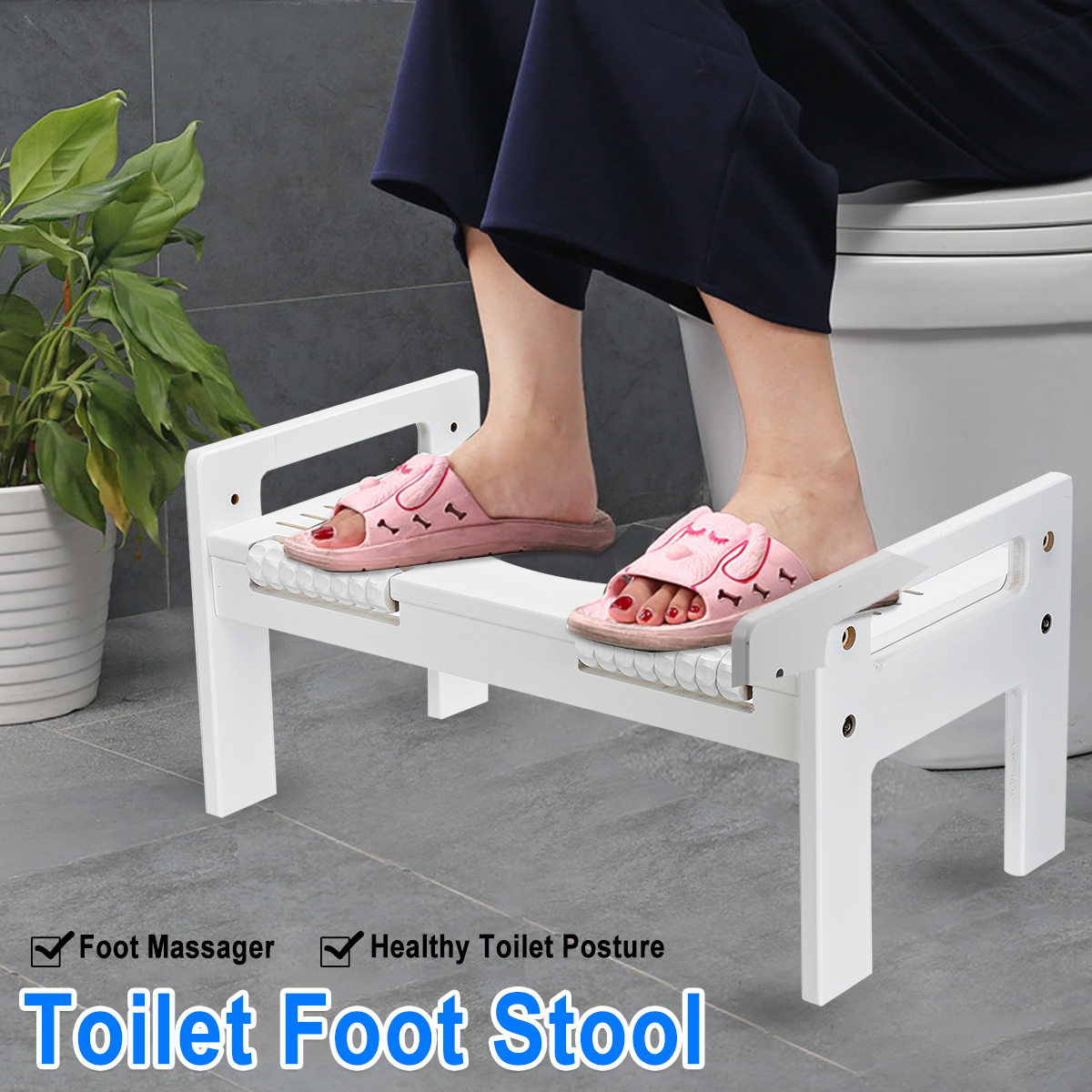 AdjustableNon-slipFootPegsMassagerBathroomToiletFootstoolBambooHelpPreventConstipation-1649873-2