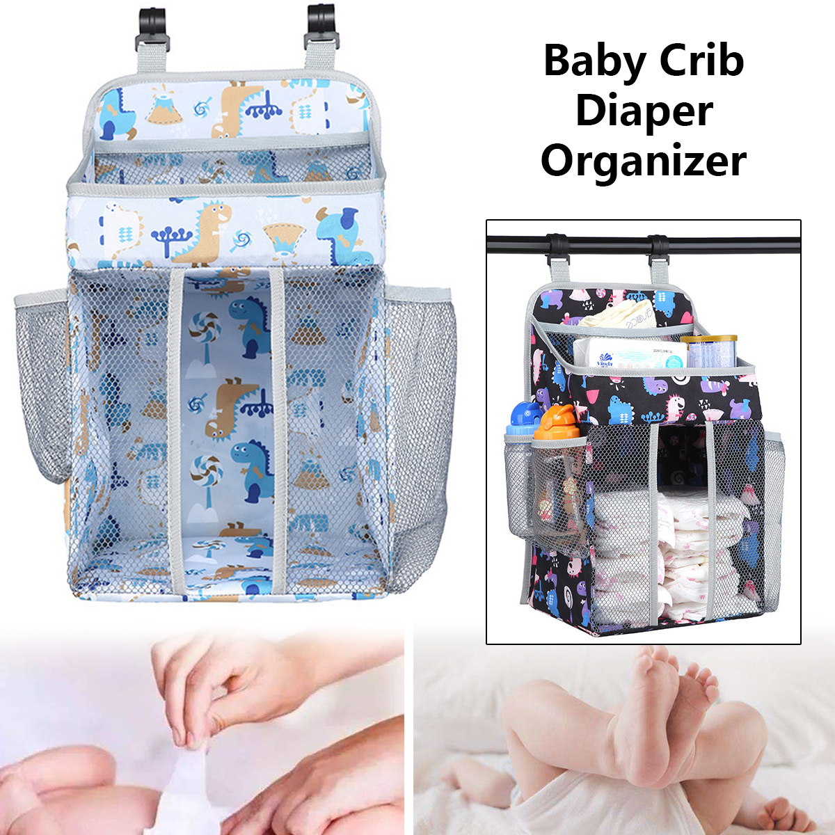 BabyCribDiaperOrganizerHangingStorageBagNurseryDiaperWipeOrganizer-1793098-1