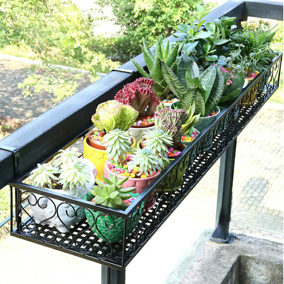 FlowerPotStandRack-mountedBalconyWroughtIronHangingforHome-1794389-2