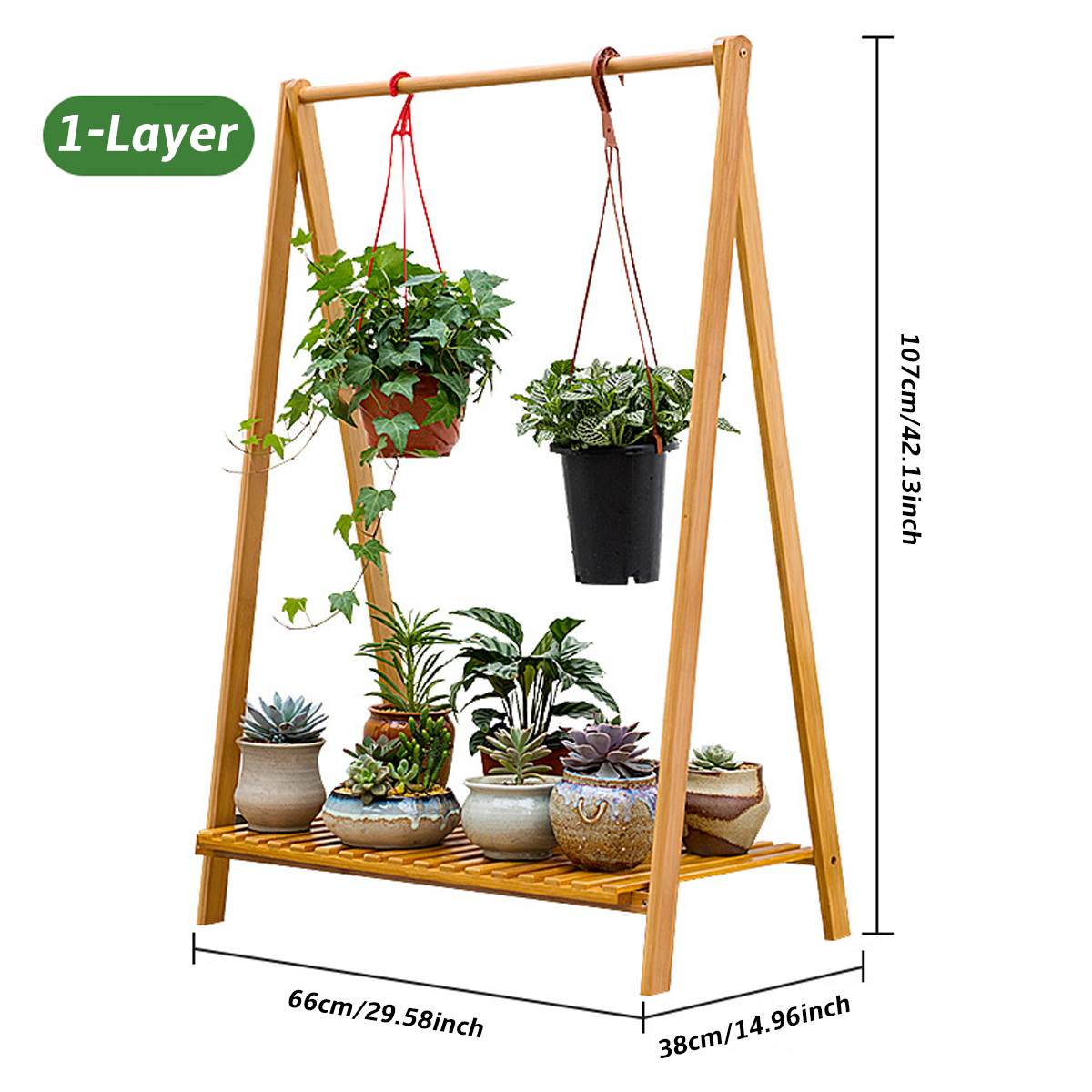 MUMARENNZXGHJWoodenFlowerStandPlantDisplayBalconyGardenLivingDecoration12Layers-1771740-7