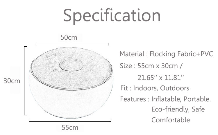 PortableInflatableChairOutdoorPlushPneumaticStoolBeanBagRoundShapeHomefurniture-1079208-9