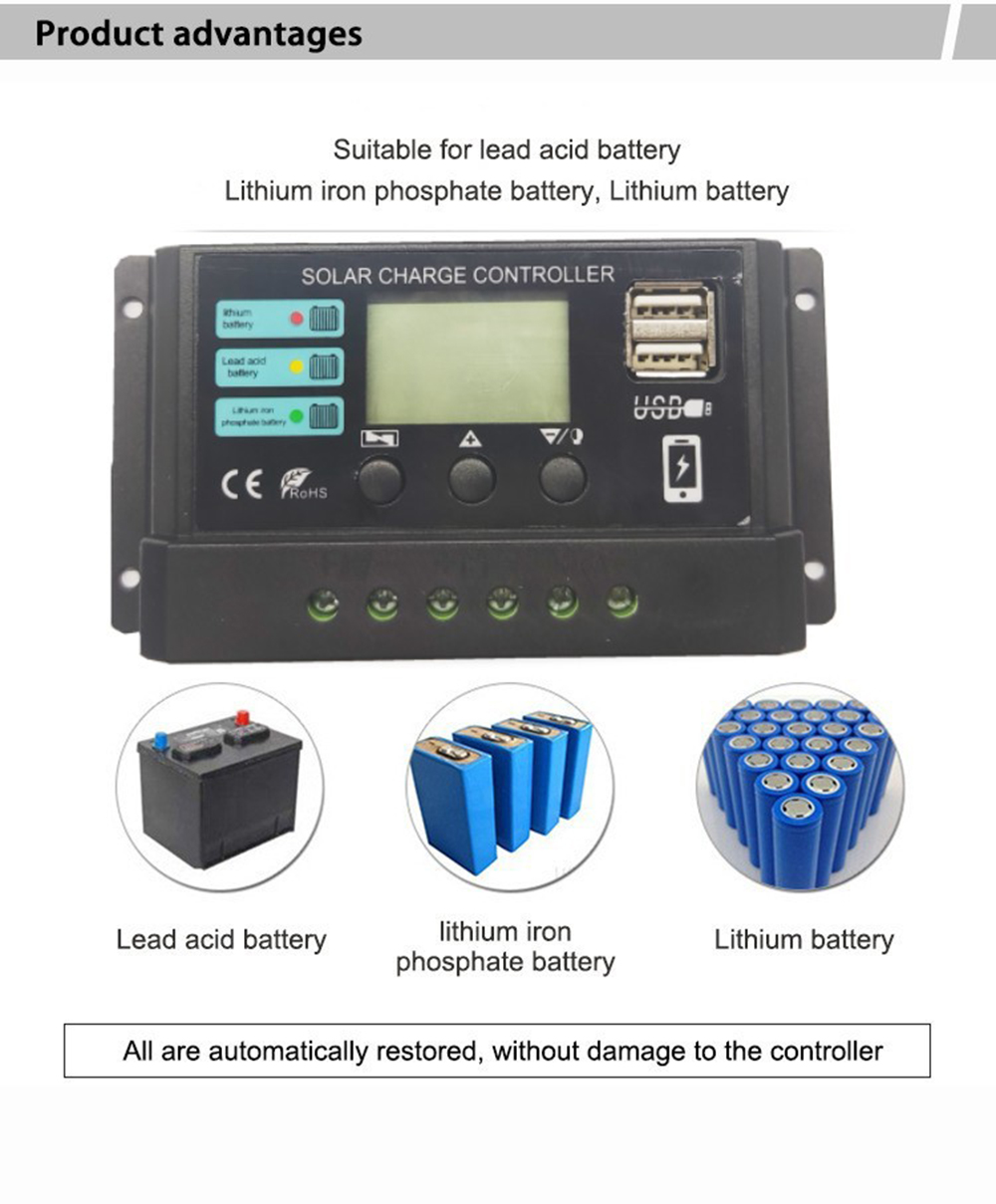 12V24V10A20A30A40A50APWMSolarChargeControllerLCDDisplay-1982931-5