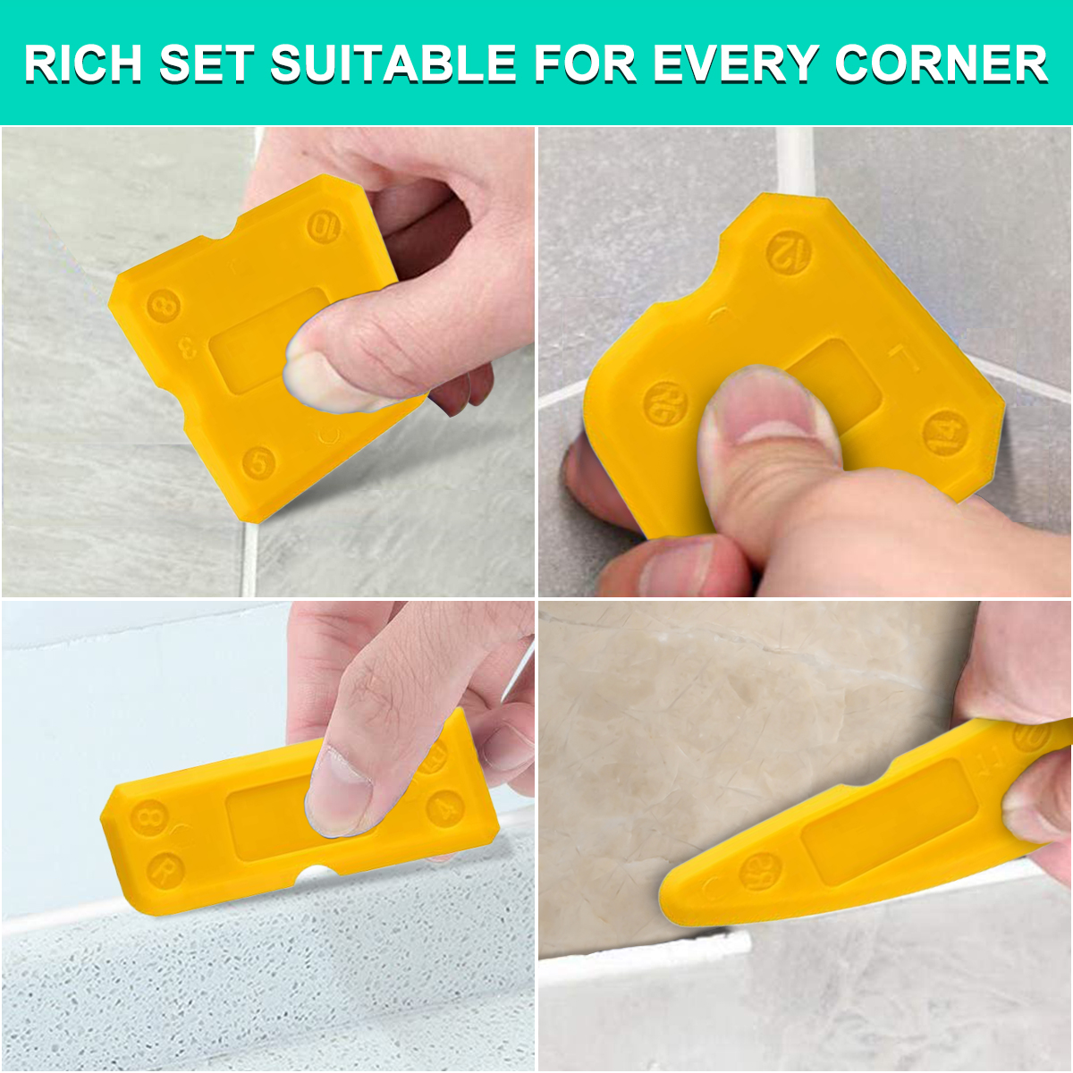 13pcsetSiliconeSealantRemoverCaulkingToolKitwithCaulkRemoveSealantFinishingToolforBathroomKitchenWin-1982604-7