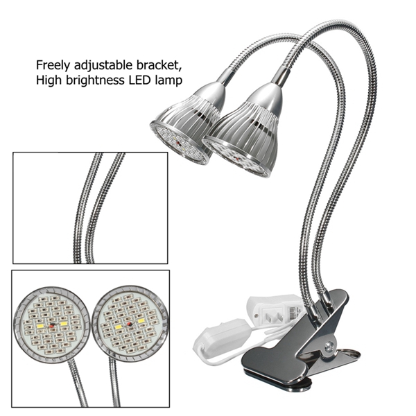 15WFlexibleClip-onHydroponicsPlantLEDDualGrowLightFullSpectrumFlowerLamp-1151378-8