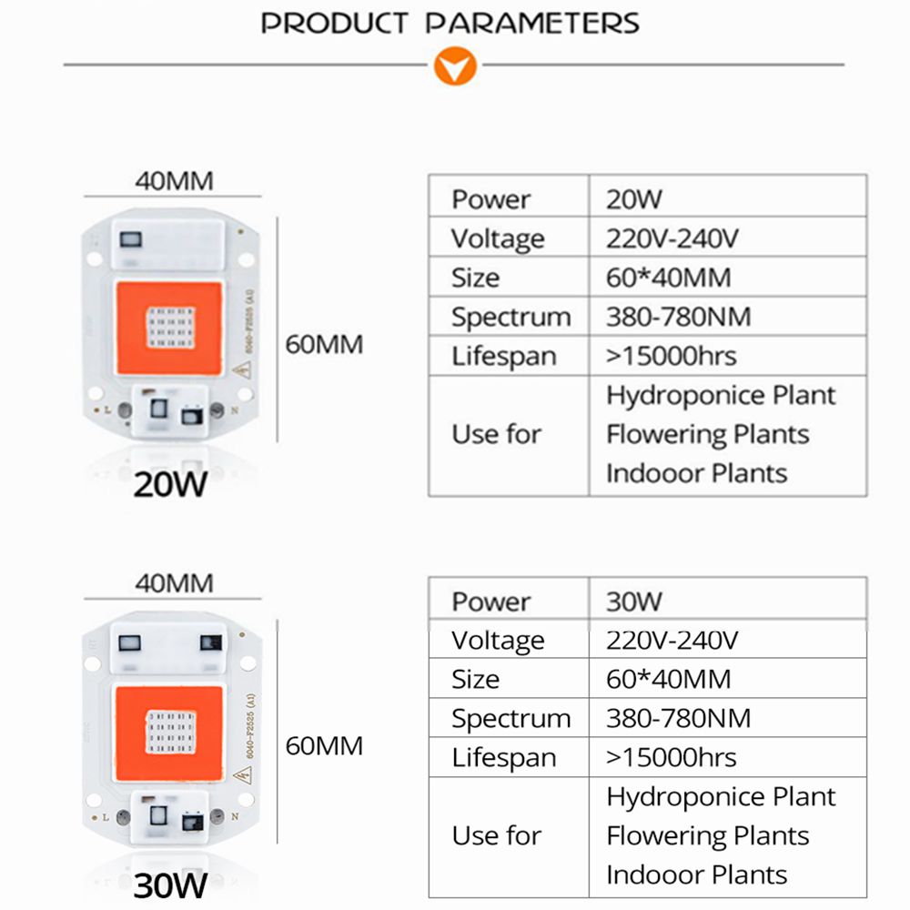 20W30W50WWaterproofLEDChipwithLensReflectorFullSpectrumGrowLightForPlantsAC110V220V-1329693-9