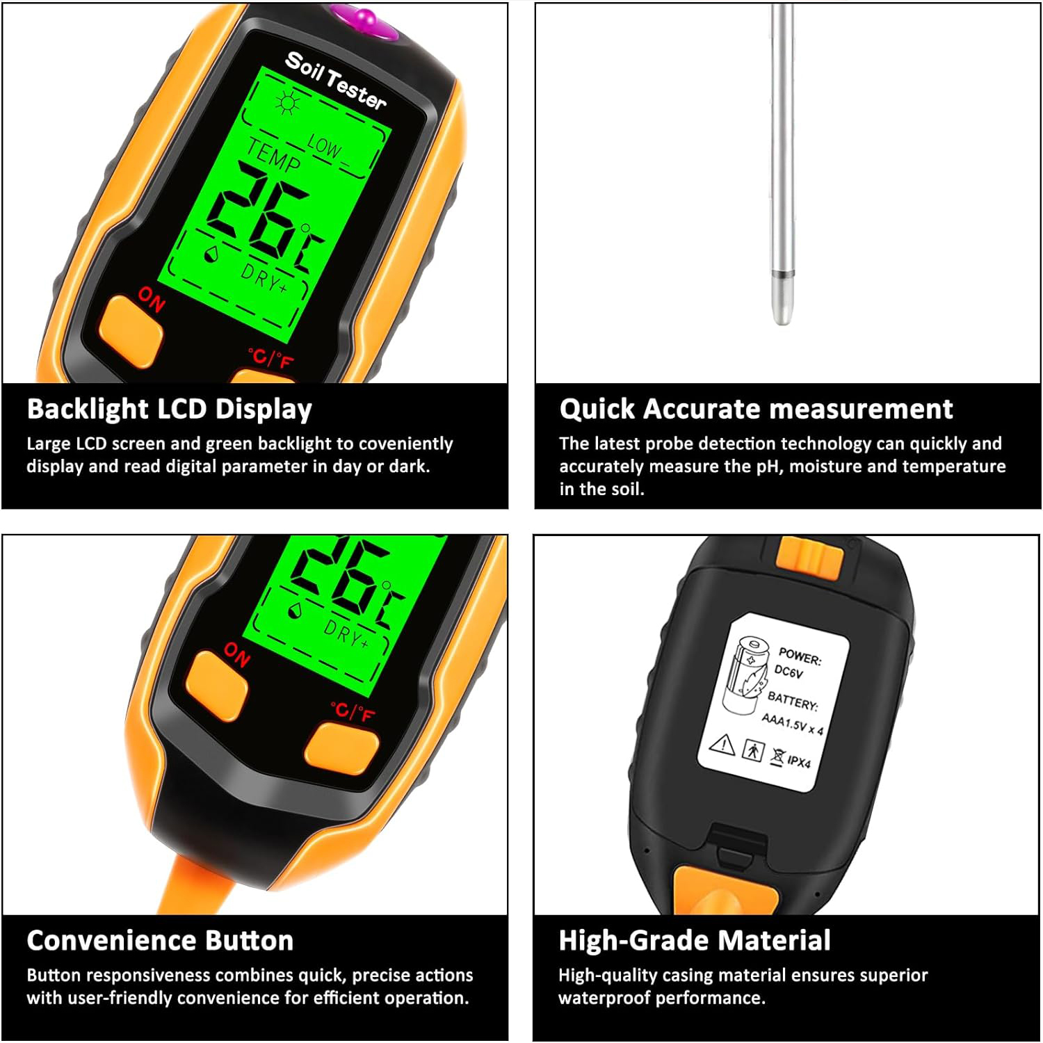 4-in-15-in-1SoilTesterwithpHTemperatureMoistureSunlightandAirMoistureDetectionQuickAccurateLCDDispla-2015200-5