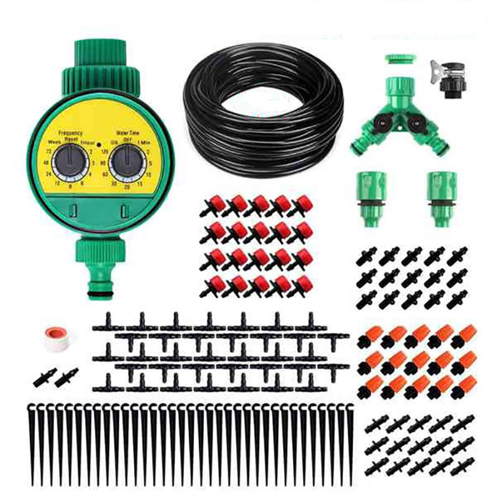 40mDIYGardenWaterIrrigationFloweringWithTimerOutdoorCoolingGreenhousePlantingDrippingSystem-1982136-2