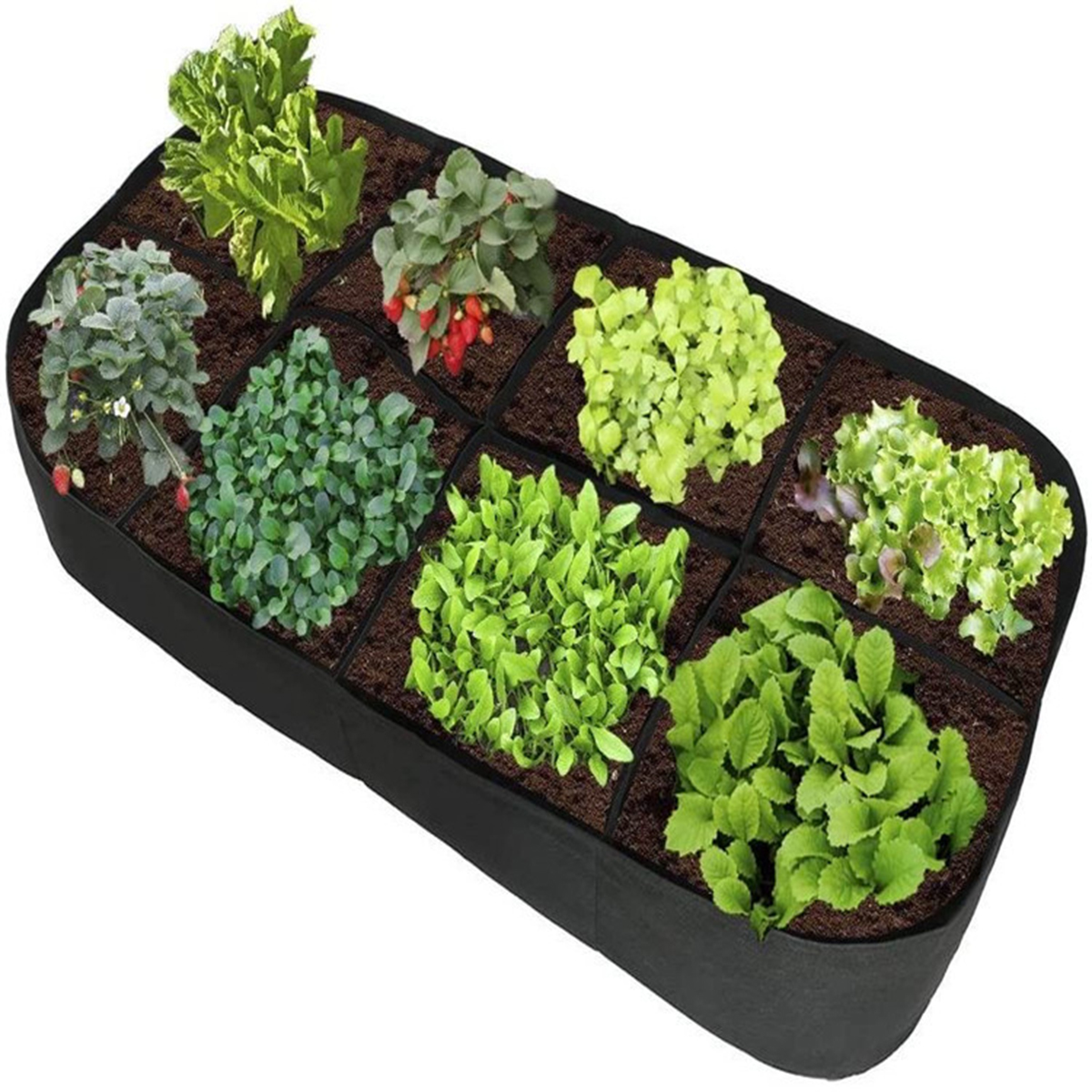 48PocketsFeltPlantingBagPlantGrowingContainerReusableFlowerPlanter-1692480-3