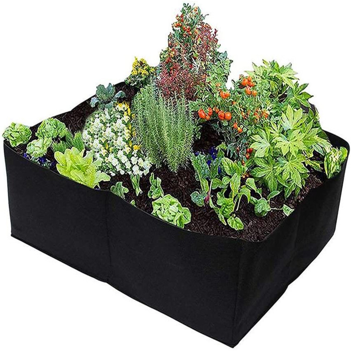 48PocketsFeltPlantingBagPlantGrowingContainerReusableFlowerPlanter-1692480-4