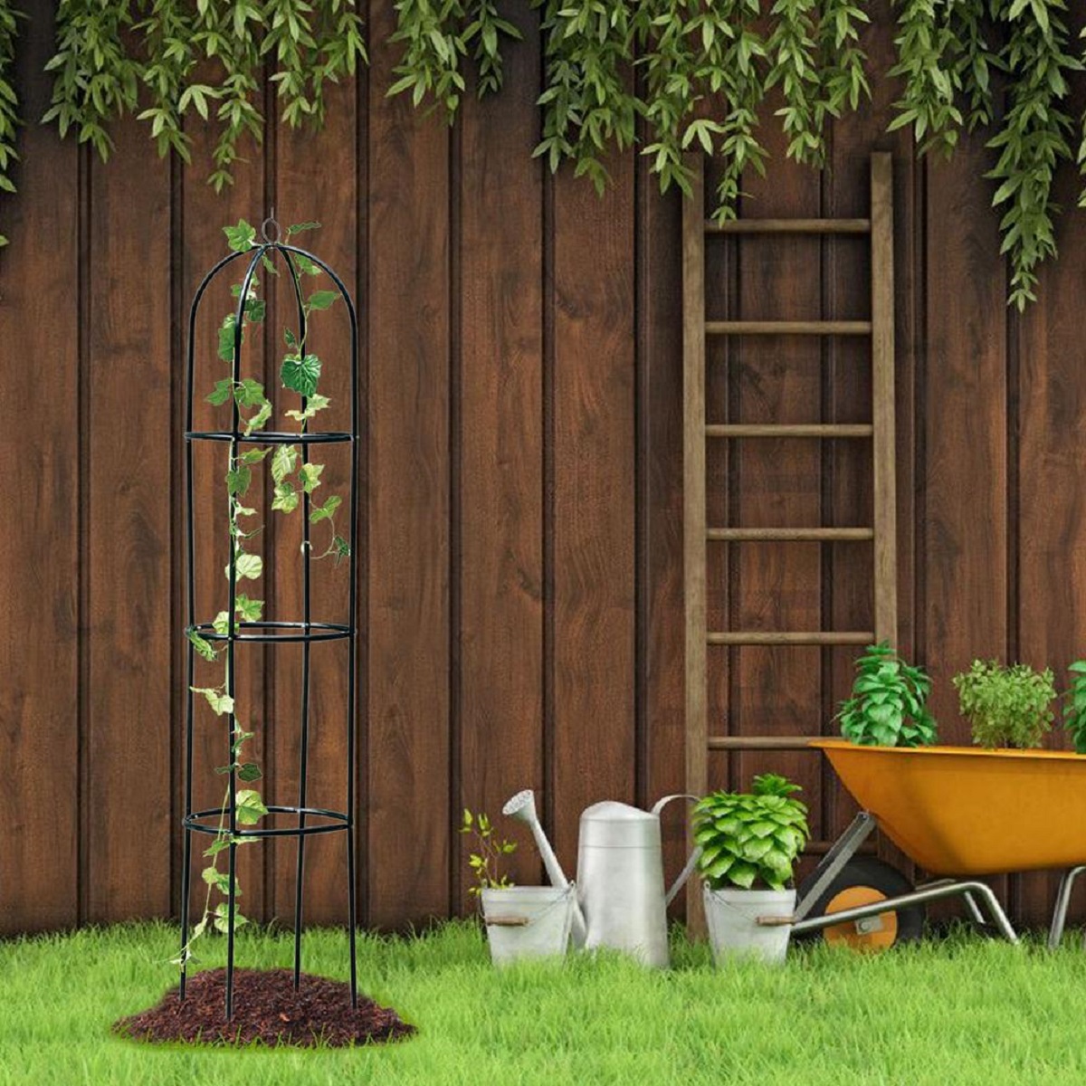 75x16InchClimbingPlantRackVineHolderSupportFrameGardeningStandFlowerDisplay-1805027-2