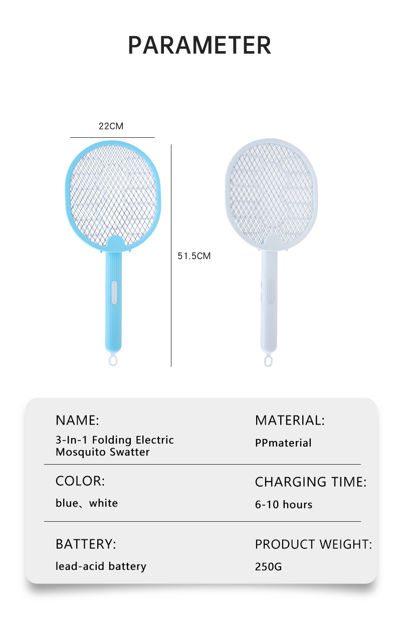 AGSIVO3In13000VCordlessRechargeableElectricMosquitoBugZapperFoldableHandheldMosquitoKillingLamp-1992632-10