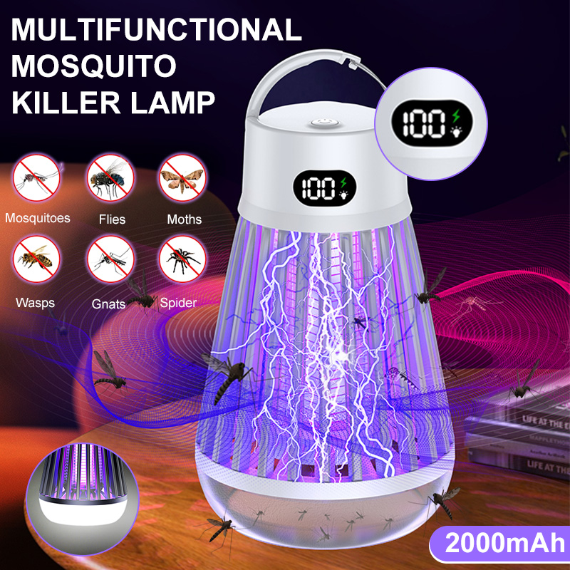 AGSIVOCordlessLEDDigitalDisplayElectricMosquitoBugZapperMosquitoKillingLampFlyTrapCampLampwithRechar-1989970-1